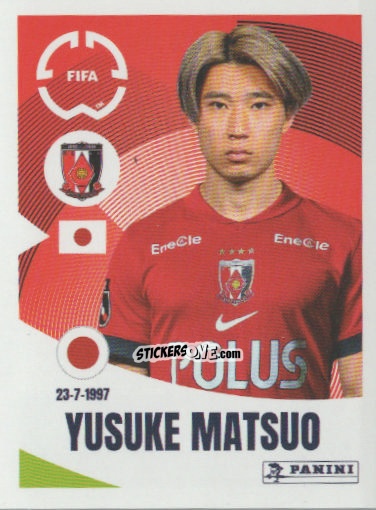 Sticker Yusuke Matsuo - FIFA Club World Cup 2025
 n. 296 - Panini
