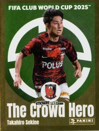 Sticker Takahiro Sekine (The Crowd Hero) - FIFA Club World Cup 2025
 n. 298 - Panini