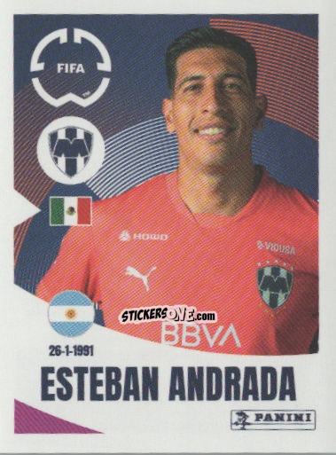 Figurina Esteban Andrada - FIFA Club World Cup 2025
 n. 300 - Panini