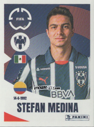 Figurina Stefan Medina - FIFA Club World Cup 2025
 n. 303 - Panini