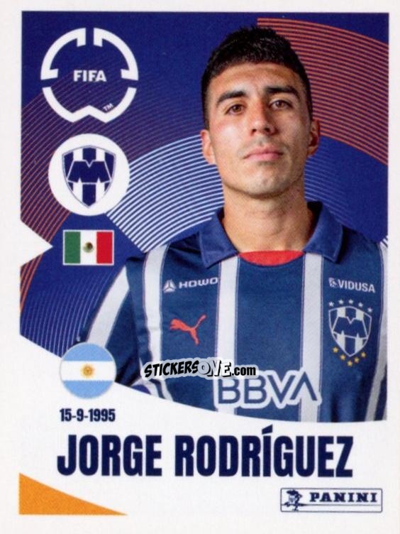 Sticker Jorge Rodríguez - FIFA Club World Cup 2025
 n. 308 - Panini