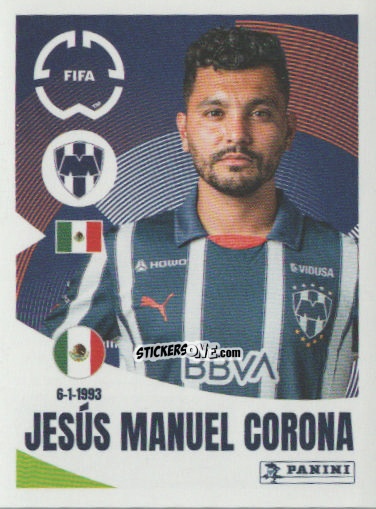Sticker Jesús Corona - FIFA Club World Cup 2025
 n. 315 - Panini