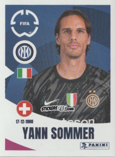 Figurina Yan Sommer - FIFA Club World Cup 2025
 n. 318 - Panini