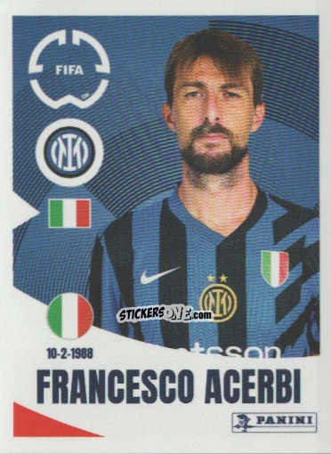 Figurina Francesco Acerbi - FIFA Club World Cup 2025
 n. 323 - Panini
