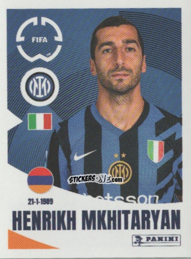 Cromo Henrikh Mkhitaryan - FIFA Club World Cup 2025
 n. 329 - Panini