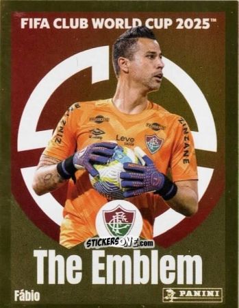 Figurina Fábio (The Emblem) - FIFA Club World Cup 2025
 n. 346 - Panini