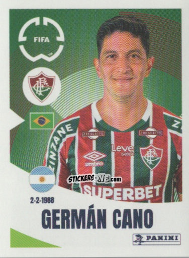 Figurina Germán Cano - FIFA Club World Cup 2025
 n. 347 - Panini
