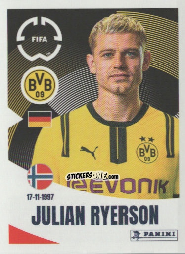 Figurina Julian Ryerson - FIFA Club World Cup 2025
 n. 356 - Panini