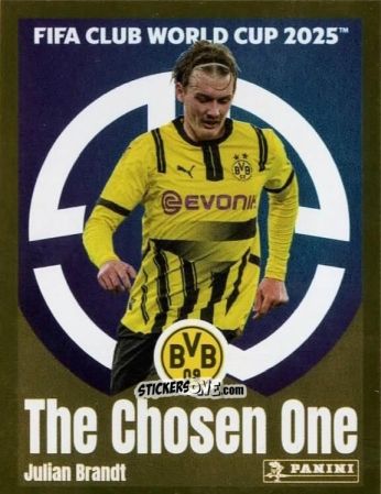 Figurina Julian Brandt (The Chosen One) - FIFA Club World Cup 2025
 n. 367 - Panini