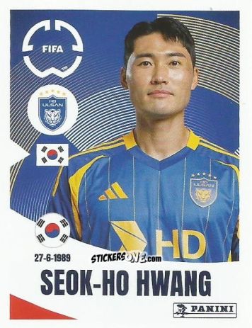 Cromo Seok-ho Hwang - FIFA Club World Cup 2025
 n. 373 - Panini