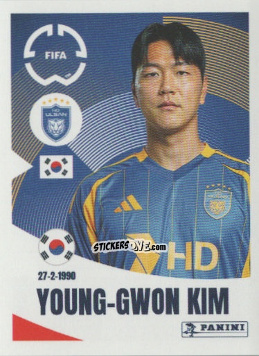 Cromo Young-gwon Kim - FIFA Club World Cup 2025
 n. 375 - Panini
