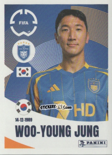 Cromo Jung Woo-Young - FIFA Club World Cup 2025
 n. 381 - Panini