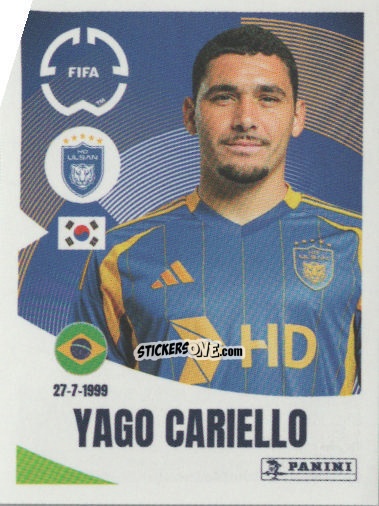 Cromo Yago Cariello - FIFA Club World Cup 2025
 n. 386 - Panini