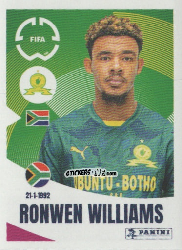 Sticker Ronwen Williams - FIFA Club World Cup 2025
 n. 390 - Panini