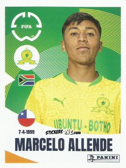 Sticker Marcelo Allende - FIFA Club World Cup 2025
 n. 398 - Panini