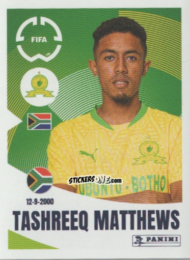 Sticker Tashreeq Matthews - FIFA Club World Cup 2025
 n. 405 - Panini