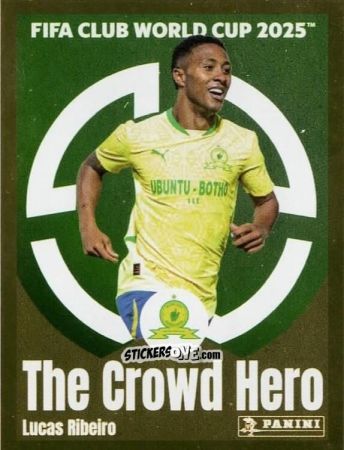 Sticker Lucas Ribeiro (The Crowd Hero) - FIFA Club World Cup 2025
 n. 406 - Panini