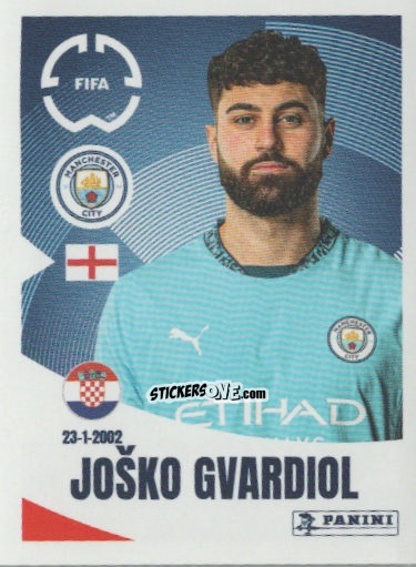 Figurina Joško Gvardiol - FIFA Club World Cup 2025
 n. 410 - Panini