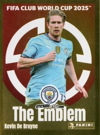 Cromo Kevin De Bruyne (The Emblem) - FIFA Club World Cup 2025
 n. 418 - Panini