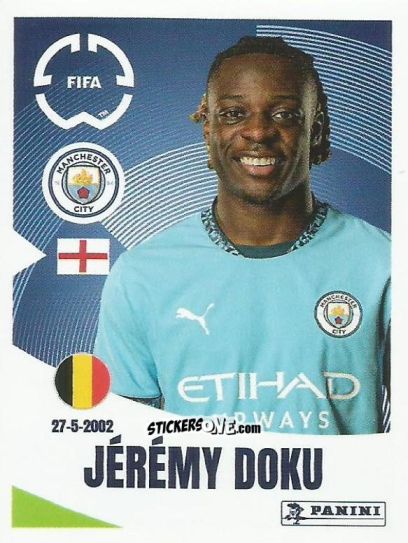 Sticker Jérémy Doku - FIFA Club World Cup 2025
 n. 423 - Panini