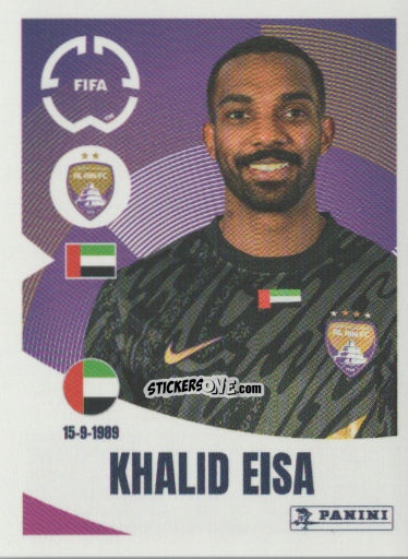 Figurina Khalid Eisa - FIFA Club World Cup 2025
 n. 444 - Panini