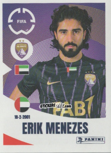 Figurina Erik Menezes - FIFA Club World Cup 2025
 n. 447 - Panini