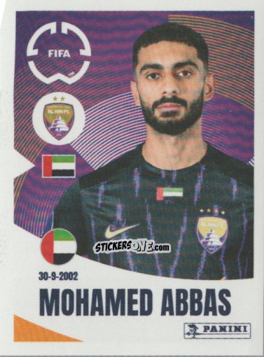 Figurina Mohammed Abbas Al-Baloushi - FIFA Club World Cup 2025
 n. 451 - Panini