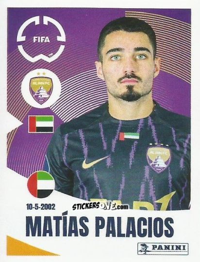 Figurina Matías Palacios - FIFA Club World Cup 2025
 n. 455 - Panini