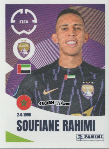 Figurina Soufiane Rahimi - FIFA Club World Cup 2025
 n. 459 - Panini