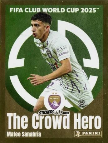 Figurina Mateo Sanabria (The Crowd Hero) - FIFA Club World Cup 2025
 n. 460 - Panini