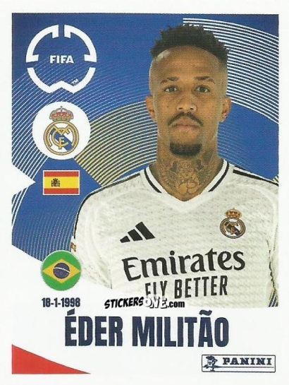 Figurina Éder Militão - FIFA Club World Cup 2025
 n. 481 - Panini