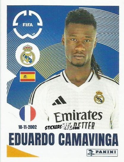 Sticker Eduardo Camavinga - FIFA Club World Cup 2025
 n. 488 - Panini