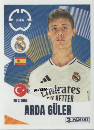 Cromo Arda Güler - FIFA Club World Cup 2025
 n. 489 - Panini