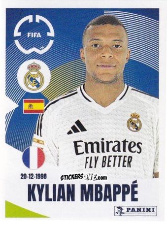 Sticker Kylian Mbappé - FIFA Club World Cup 2025
 n. 492 - Panini