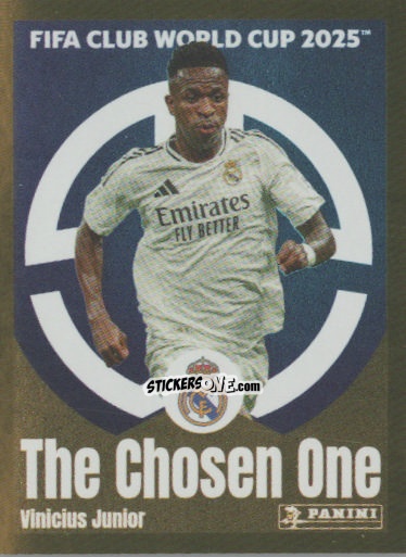 Figurina Vinícius Júnior (The Chosen One) - FIFA Club World Cup 2025
 n. 493 - Panini