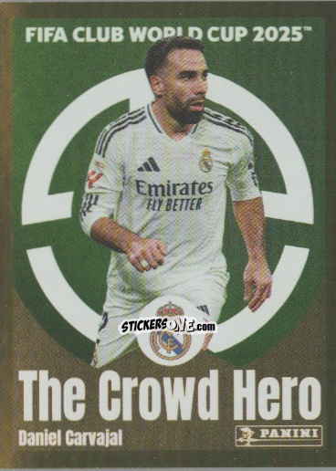Sticker Daniel Carvajal (The Crowd Hero) - FIFA Club World Cup 2025
 n. 496 - Panini