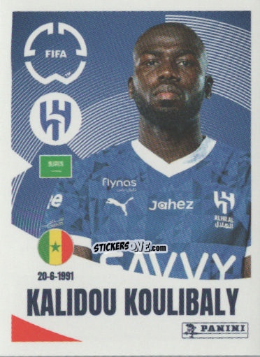 Cromo Kalidou Koulibaly - FIFA Club World Cup 2025
 n. 501 - Panini