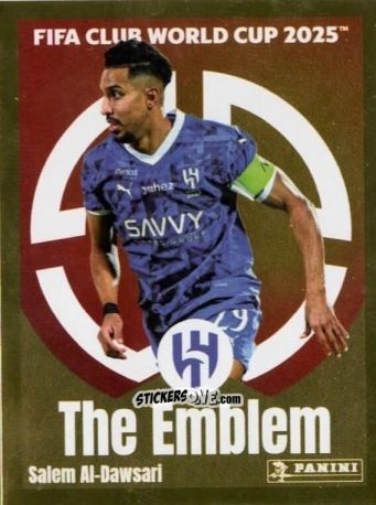 Cromo Salem Al-Dawsari (The Emblem) - FIFA Club World Cup 2025
 n. 508 - Panini