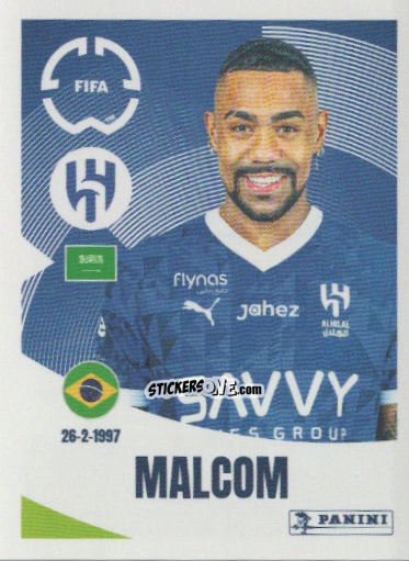 Figurina Malcom - FIFA Club World Cup 2025
 n. 510 - Panini