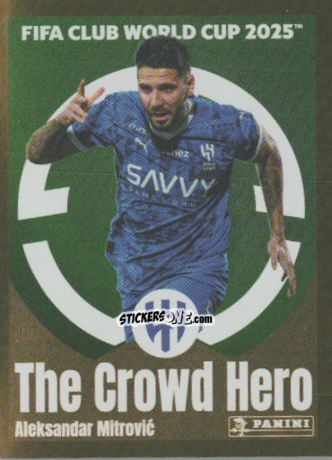 Figurina Aleksandar Mitrovic - FIFA Club World Cup 2025
 n. 514 - Panini