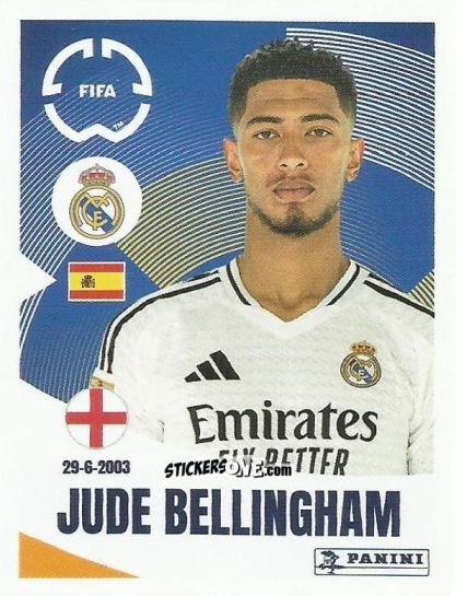Cromo Jude Bellingham - FIFA Club World Cup 2025
 n. 484 - Panini