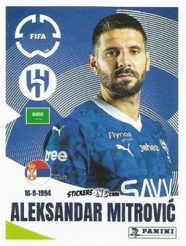 Figurina Aleksandar Mitrovic - FIFA Club World Cup 2025
 n. 509 - Panini