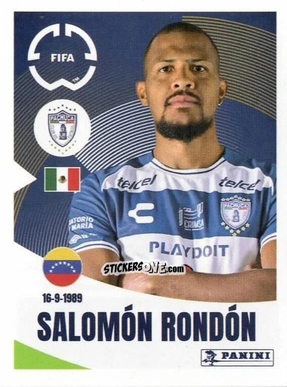 Figurina Salomón Rondón - FIFA Club World Cup 2025
 n. 530 - Panini