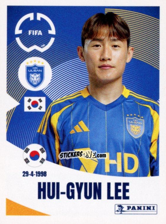 Cromo Hui-Gyun Lee - FIFA Club World Cup 2025
 n. 378 - Panini