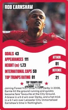 Sticker Robert Earnshaw - Nottingham Forest 30 Legendary Players
 n. 22 - Top Trumps