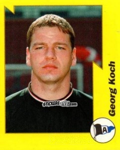 Figurina Georg Koch - German Football Bundesliga 1997-1998. Final phase n. 7 - Panini