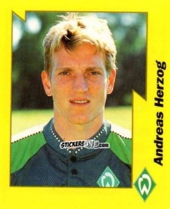 Figurina Andreas Herzog - German Football Bundesliga 1997-1998. Final phase n. 43 - Panini