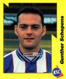Figurina Gunther Schepens - German Football Bundesliga 1997-1998. Final phase n. 118 - Panini