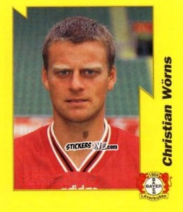 Cromo Christian Wörns - German Football Bundesliga 1997-1998. Final phase n. 138 - Panini