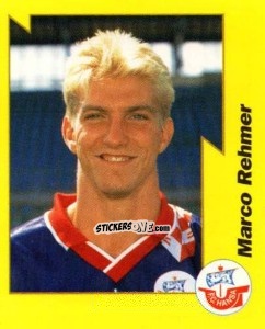 Cromo Marko Rehmer - German Football Bundesliga 1997-1998. Final phase n. 190 - Panini